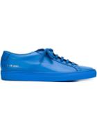Common Projects Original Achilles Low Sneakers, Men's, Size: 41, Blue, Leather