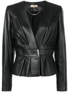 Liu Jo V-neck Fitted Jacket - Black