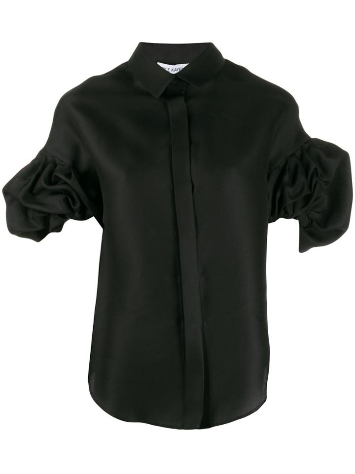 Dice Kayek Balloon-sleeve Blouse - Black