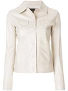Louis Vuitton Vintage Slim Leather Jacket - Nude & Neutrals