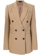 Theory Double Breasted Power Jacket - Nude & Neutrals