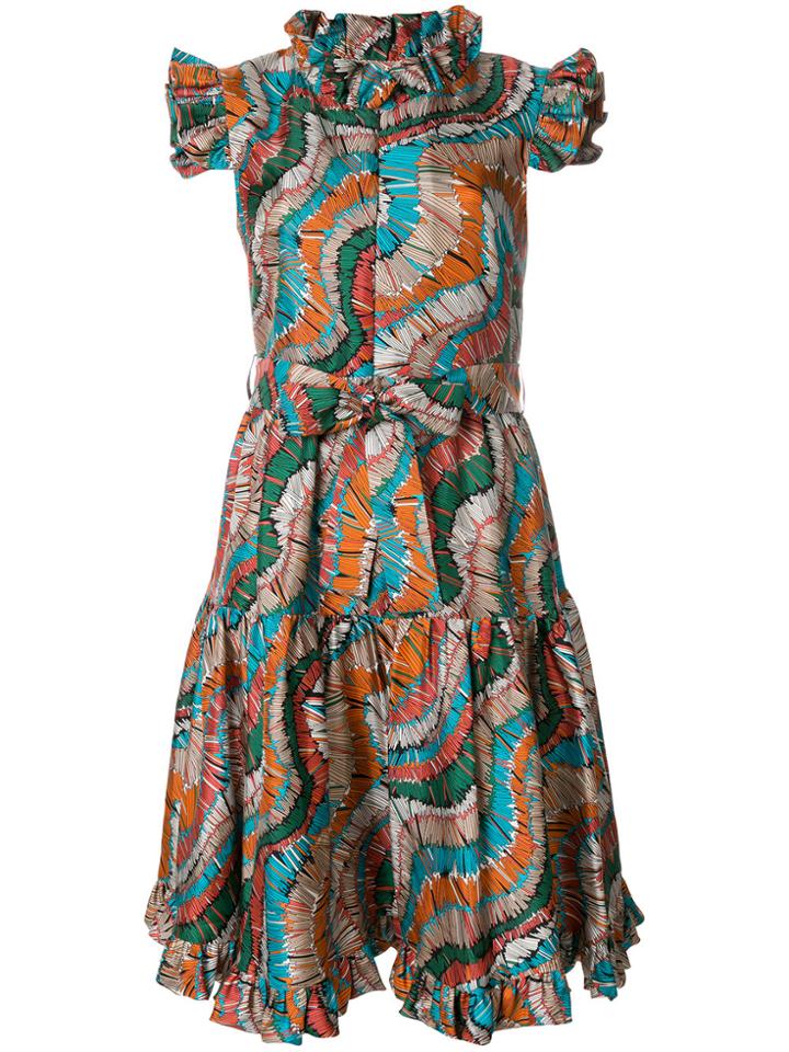 La Doublej Zip & Sassy Fiammiferi Dress - Multicolour