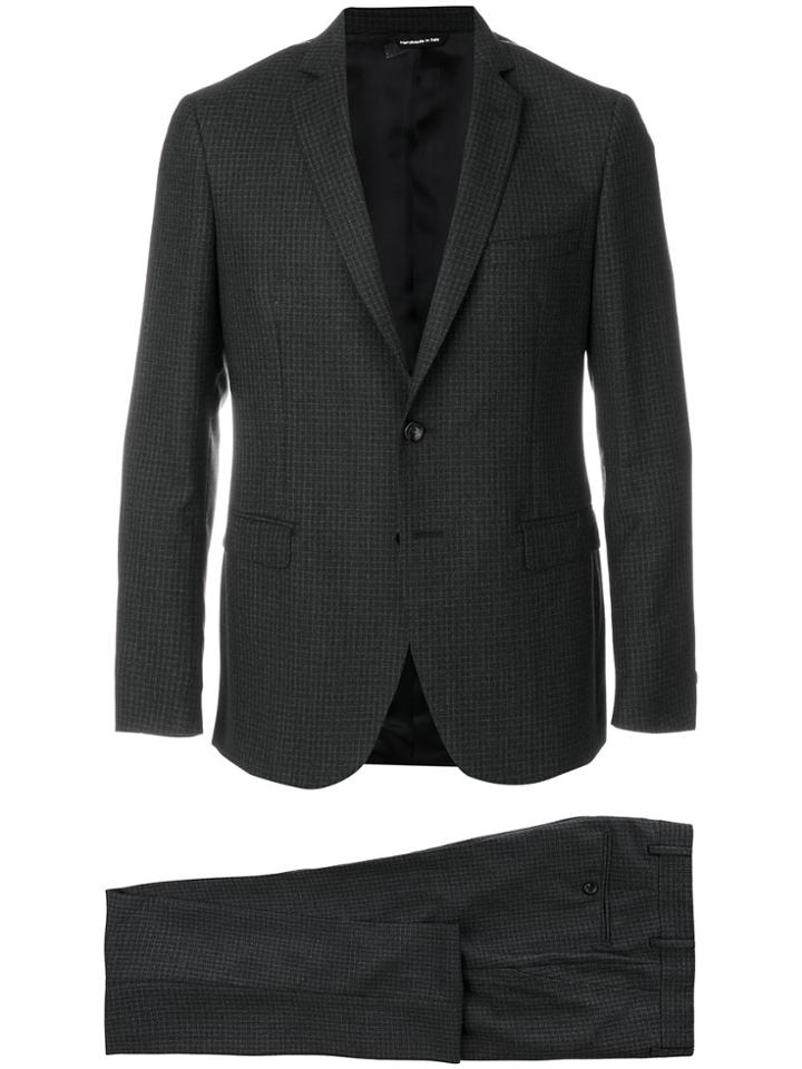 Tonello Micro-embroidered Suit - Grey