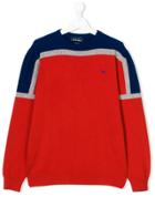 Harmont & Blaine Junior Teen Block Colour Sweater - Red