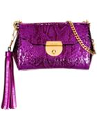 Marc Jacobs Metallic Basic Bag, Women's, Pink/purple, Leather