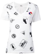 Ps By Paul Smith - V-neck T-shirt - Women - Cotton - M, White, Cotton