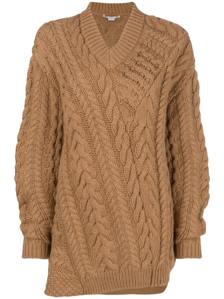 Stella Mccartney Oversized Knit Jumper - Neutrals