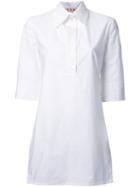 Marni Fluted Poplin Shirt, Women's, Size: 46, White, Cotton