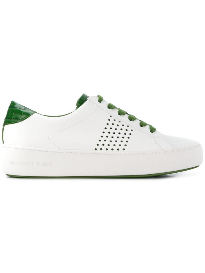 Michael Michael Kors Contrast Low-top Sneakers - Green