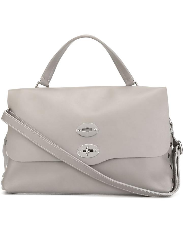 Zanellato 'postina M' Flap Closure Tote Bag