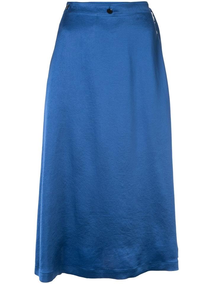 08sircus Satin Skirt - Blue