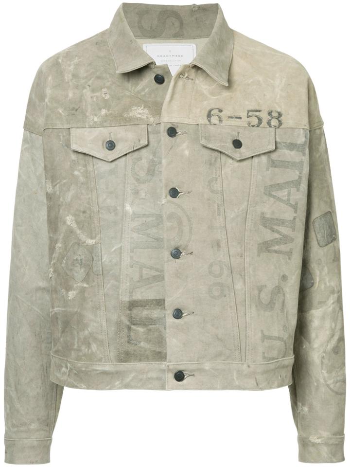 Readymade Short Buttoned Jacket - White