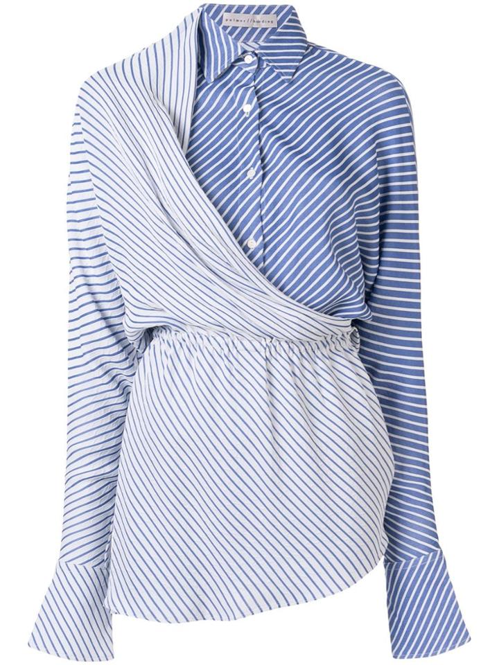 Palmer / Harding Mirror Layered Shirt - Blue
