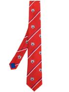 Kenzo Tiger Stripe Tie - Red
