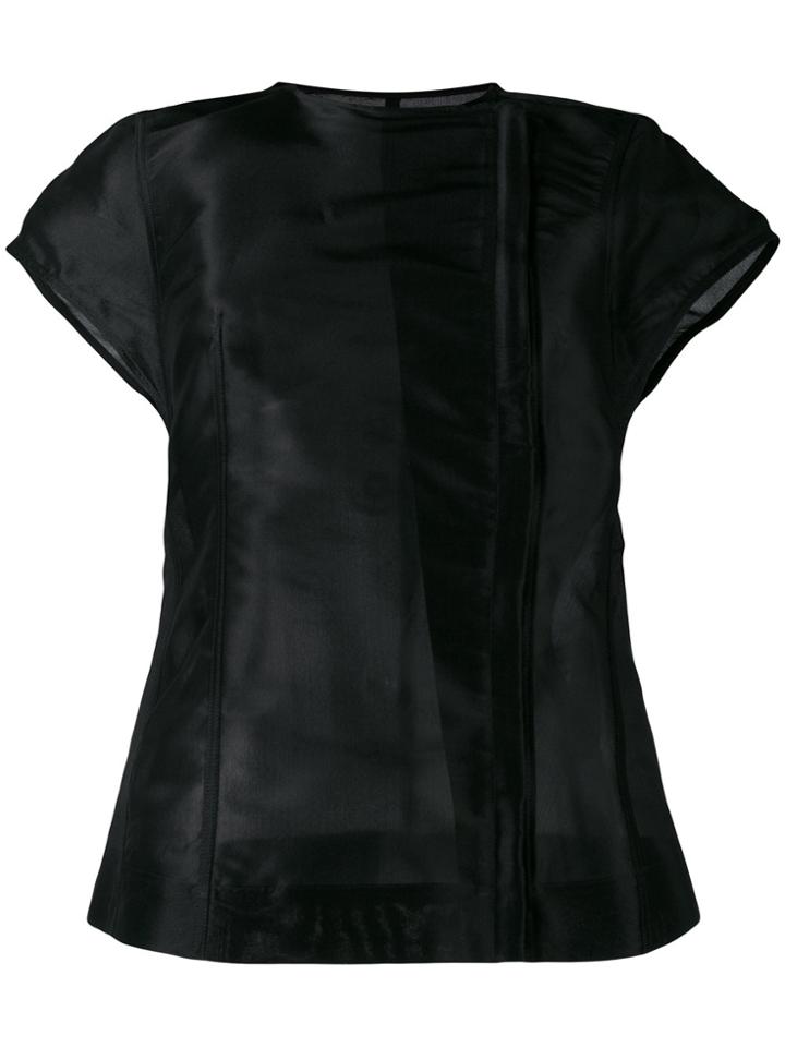 Rick Owens Short Sleeve Jacket - Black
