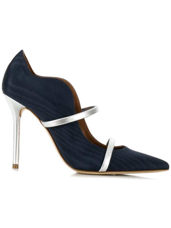Malone Souliers Maureen Moire Pumps - Blue