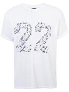 Amiri Oversized Number Print T-shirt - White