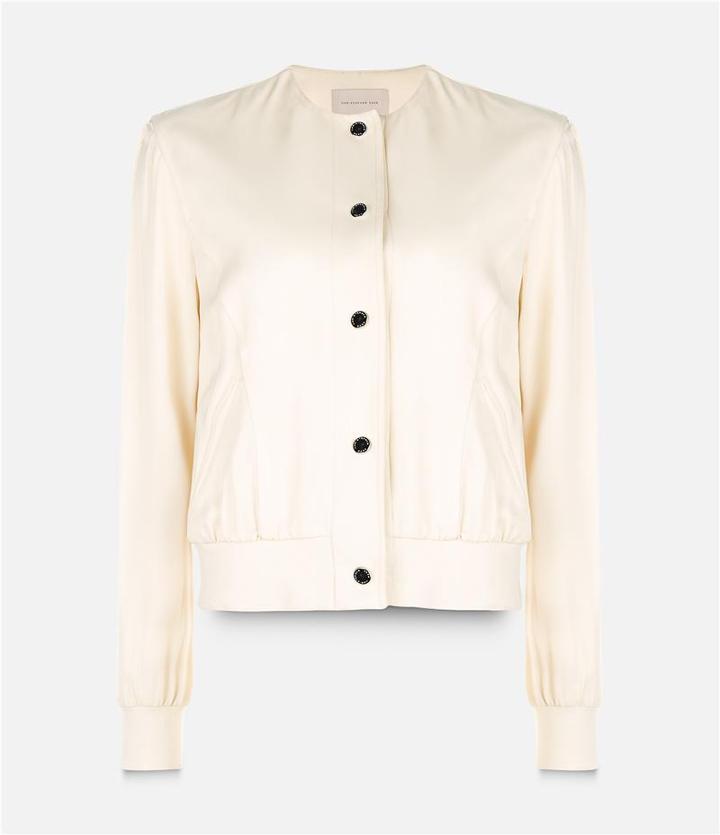 Christopher Kane Sleeveless Poplin Shirt, Women's, Size: 42, White, Cotton