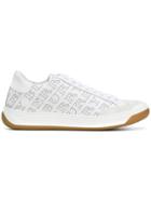 Burberry Perforated Logo Sneakers - White