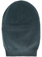 Rick Owens Knit Beanie, Women's, Green, Virgin Wool