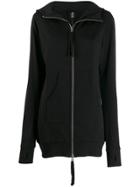 Thom Krom Zip Front Hoodie Dress - Black