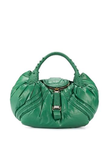 Fendi Vintage Padded Spy Bag - Green