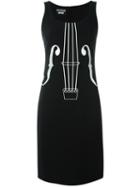 Boutique Moschino Embroidered Violin Dress