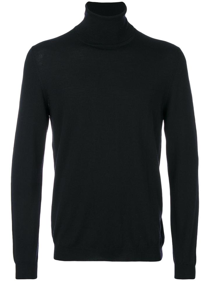 Zanone Turtleneck Sweater - Blue