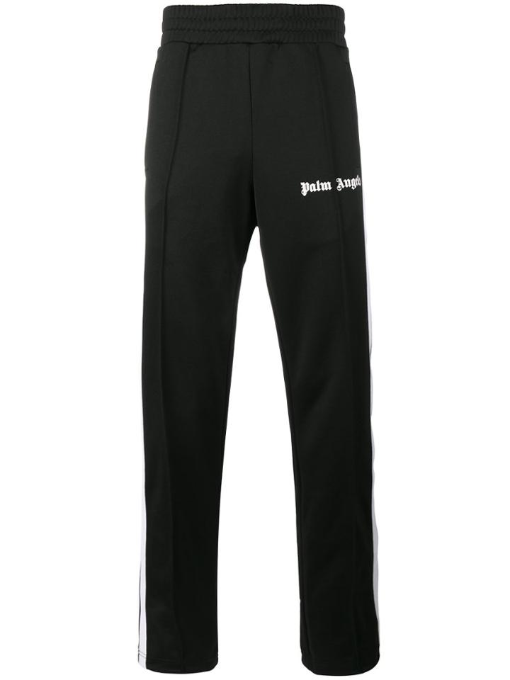 Palm Angels Monochrome Stripe Track Pants - Black