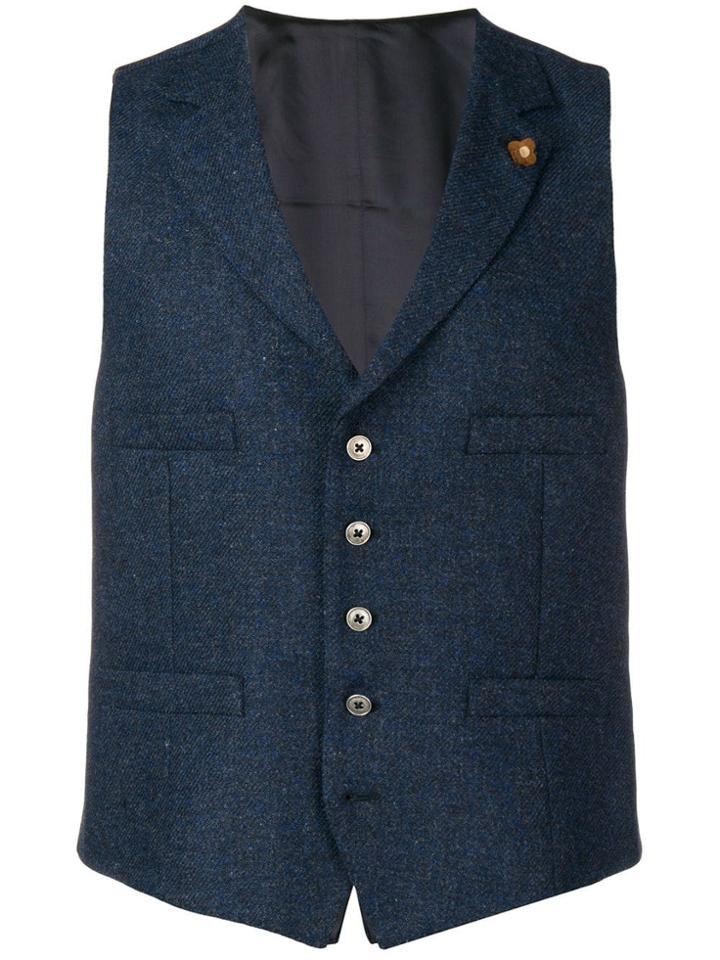 Lardini Tailored Waistcoat - Blue