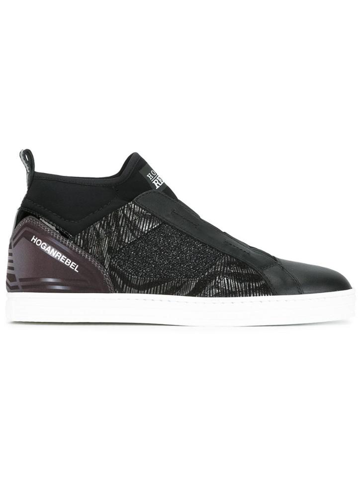 Hogan Rebel Slip-on Sneakers - Black
