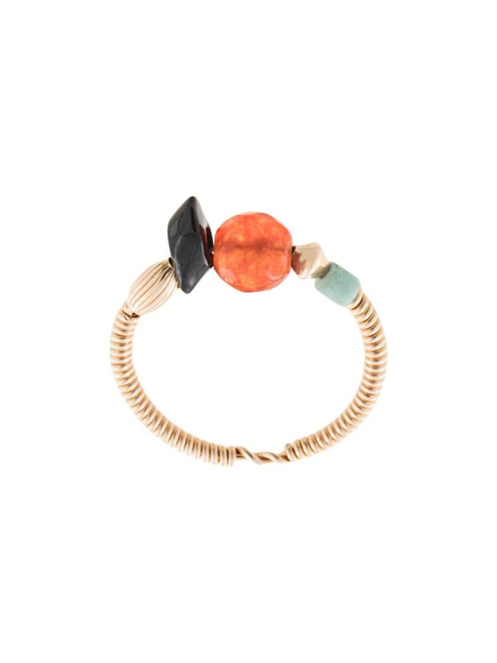Petite Grand Harlequin Ring - Gold