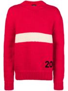 Calvin Klein 205w39nyc Logo Jumper - Red