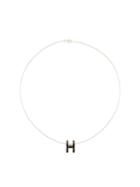 Hermès Pre-owned H Logo Necklace - Silver