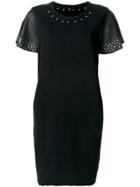 Diesel Studded T-shirt Dress - Black