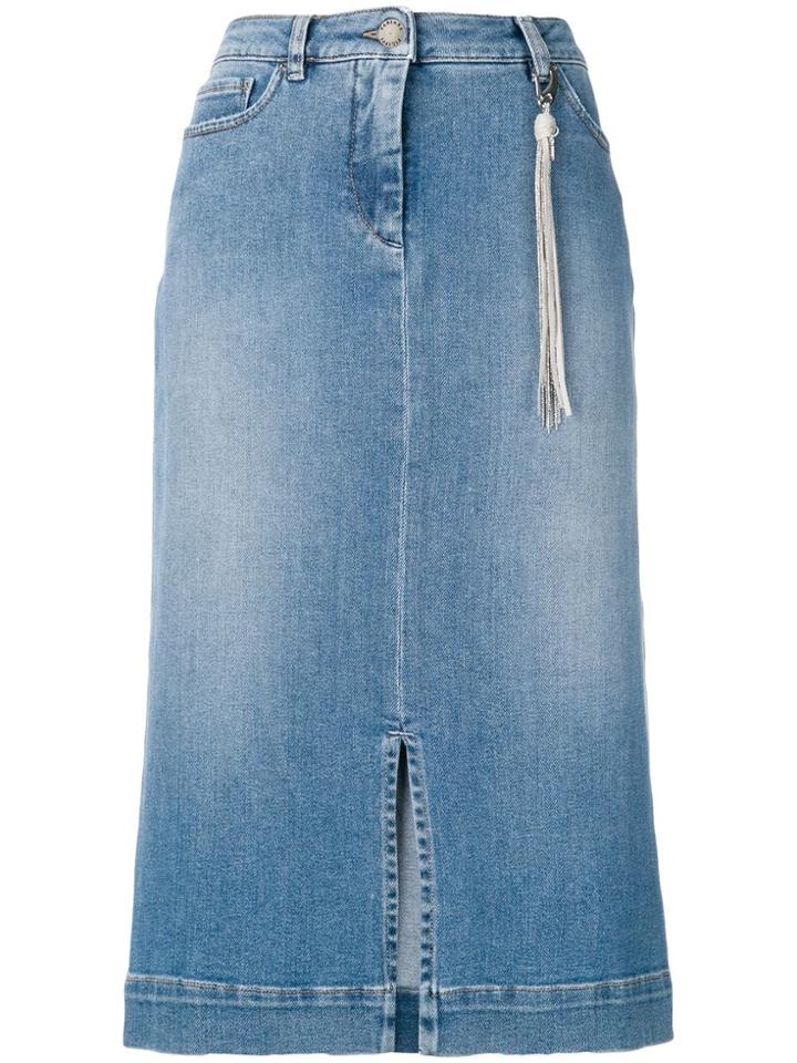 Fabiana Filippi Denim Skirt - Blue