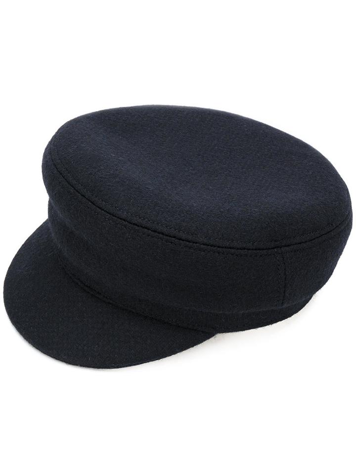 Isabel Marant - Evie Cap - Women - Cotton/polyester/wool - 57, Blue, Cotton/polyester/wool