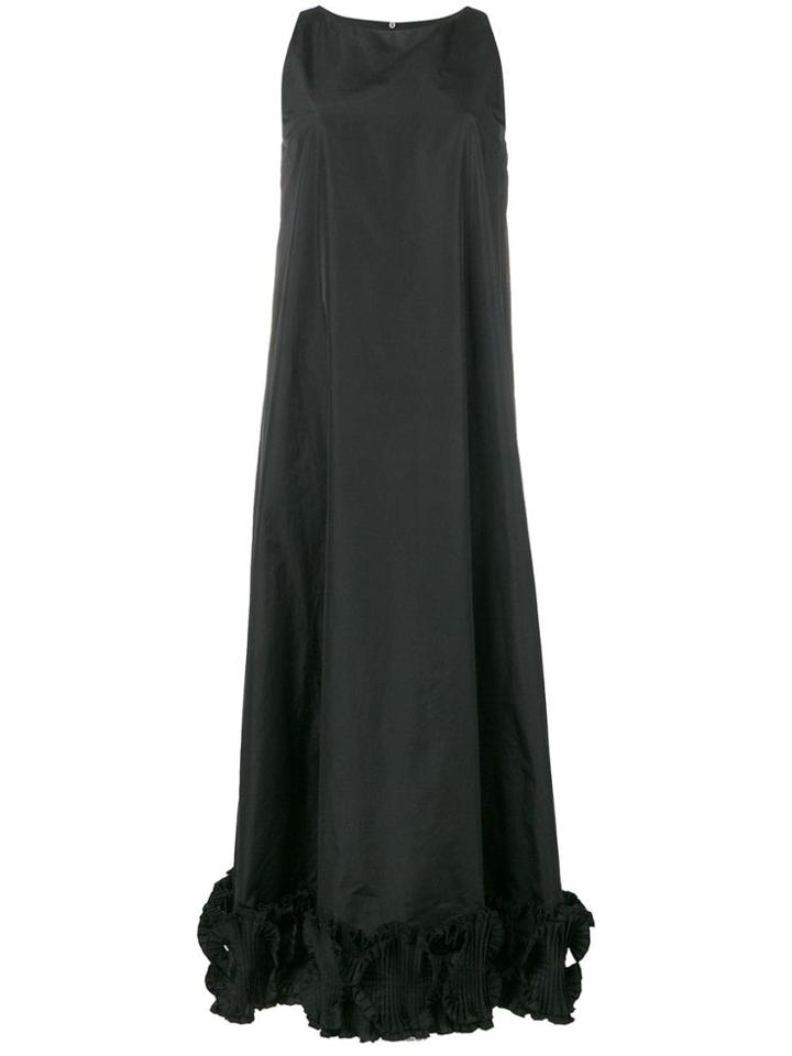 Max Mara Flared Long Dress - Black