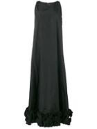 Max Mara Flared Long Dress - Black