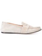 Silvano Sassetti Round Toe Loafers - Grey