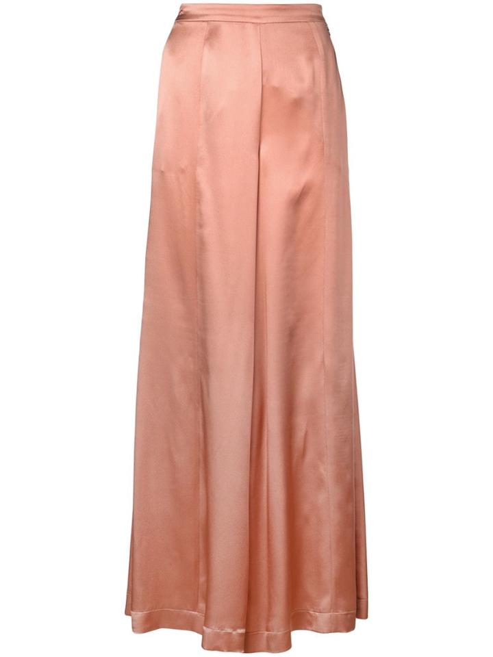 L'autre Chose Silk Pallazo Pants - Pink