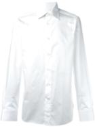 Ermenegildo Zegna Classic Shirt, Men's, Size: 41, White, Cotton