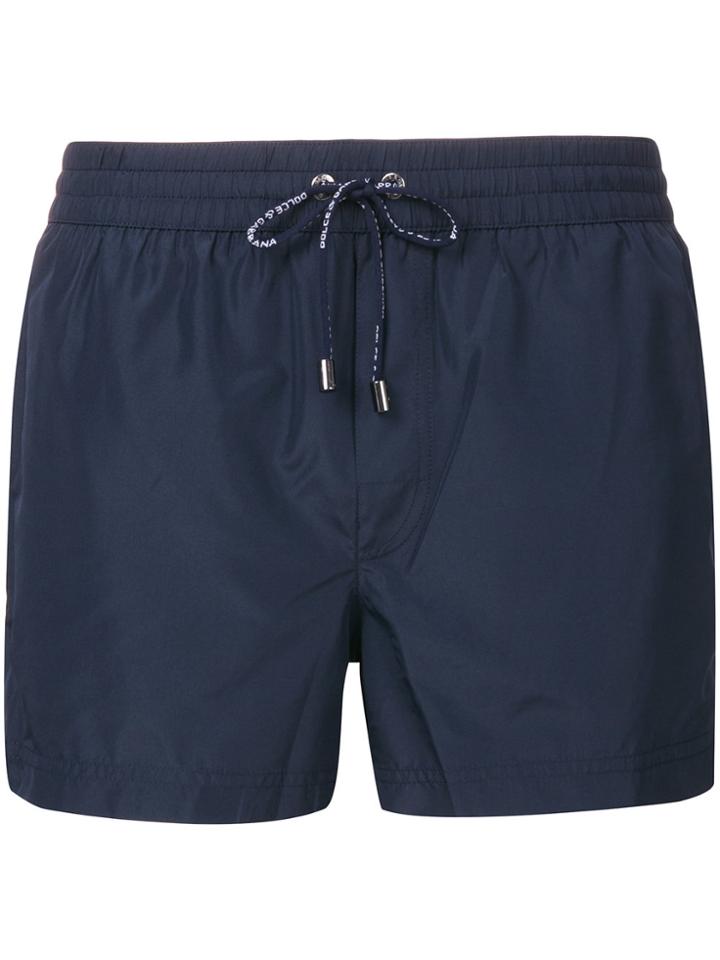 Dolce & Gabbana Boxer Style Swim Shorts - Blue