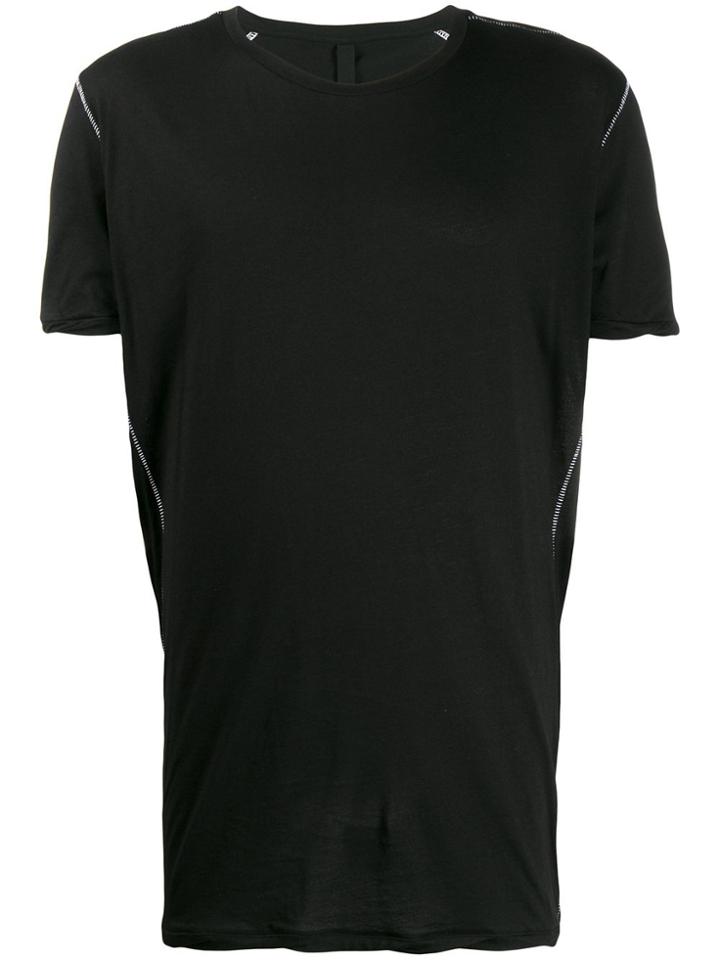 Army Of Me Contrast Stitch T-shirt - Black