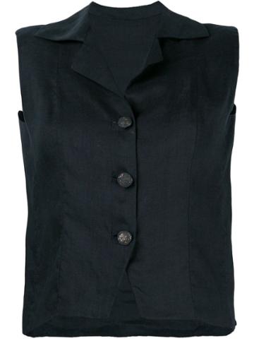 Balenciaga Pre-owned Tailored Waistcoat - Black