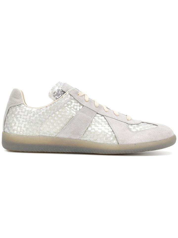 Maison Margiela Woven Replica Sneakers - Grey