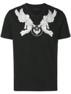 Frankie Morello Astronaut Print T-shirt - Black