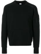 Cp Company Zipped Sleeve Sweatshirt - Black