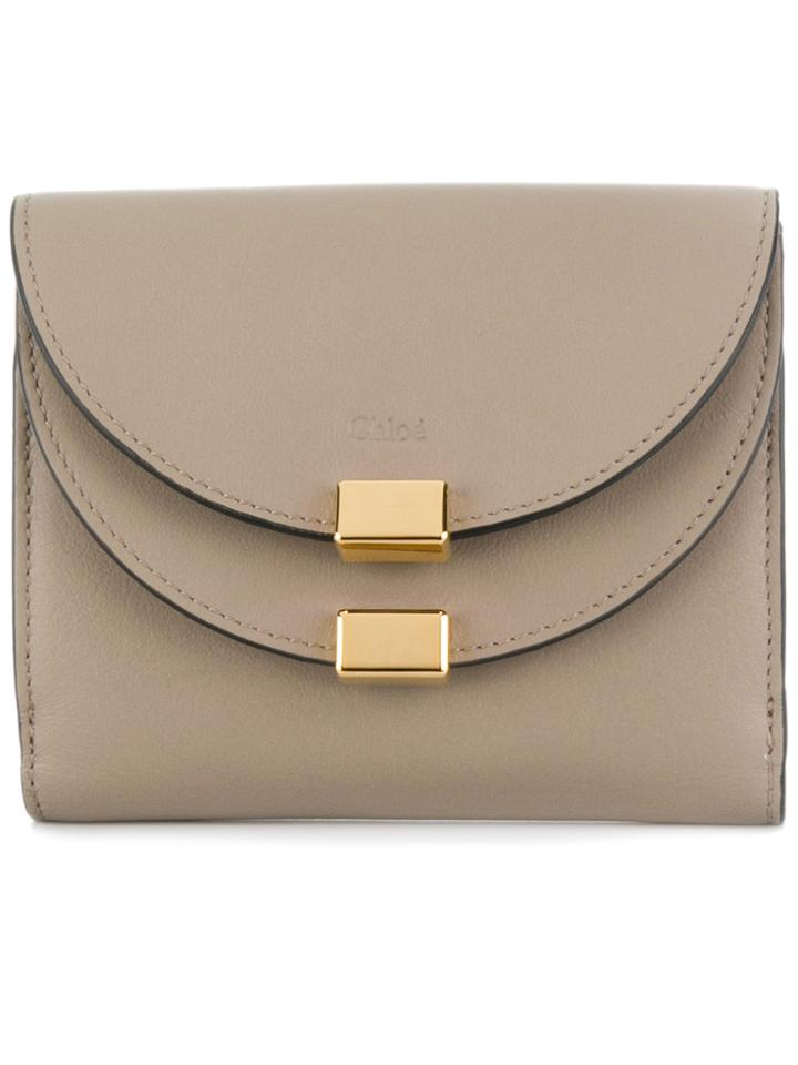 Chloé Georgia Bifold Wallet - Brown