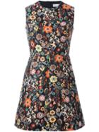 Red Valentino Floral Embroidery A-line Dress